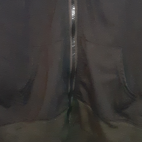 Heart skulls black & white zipper hoodie w/pockets - Picture 6 of 6